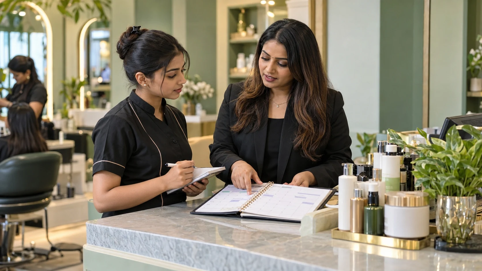 Advanced Beauty & Salon Management Course — AI-generated training illustration