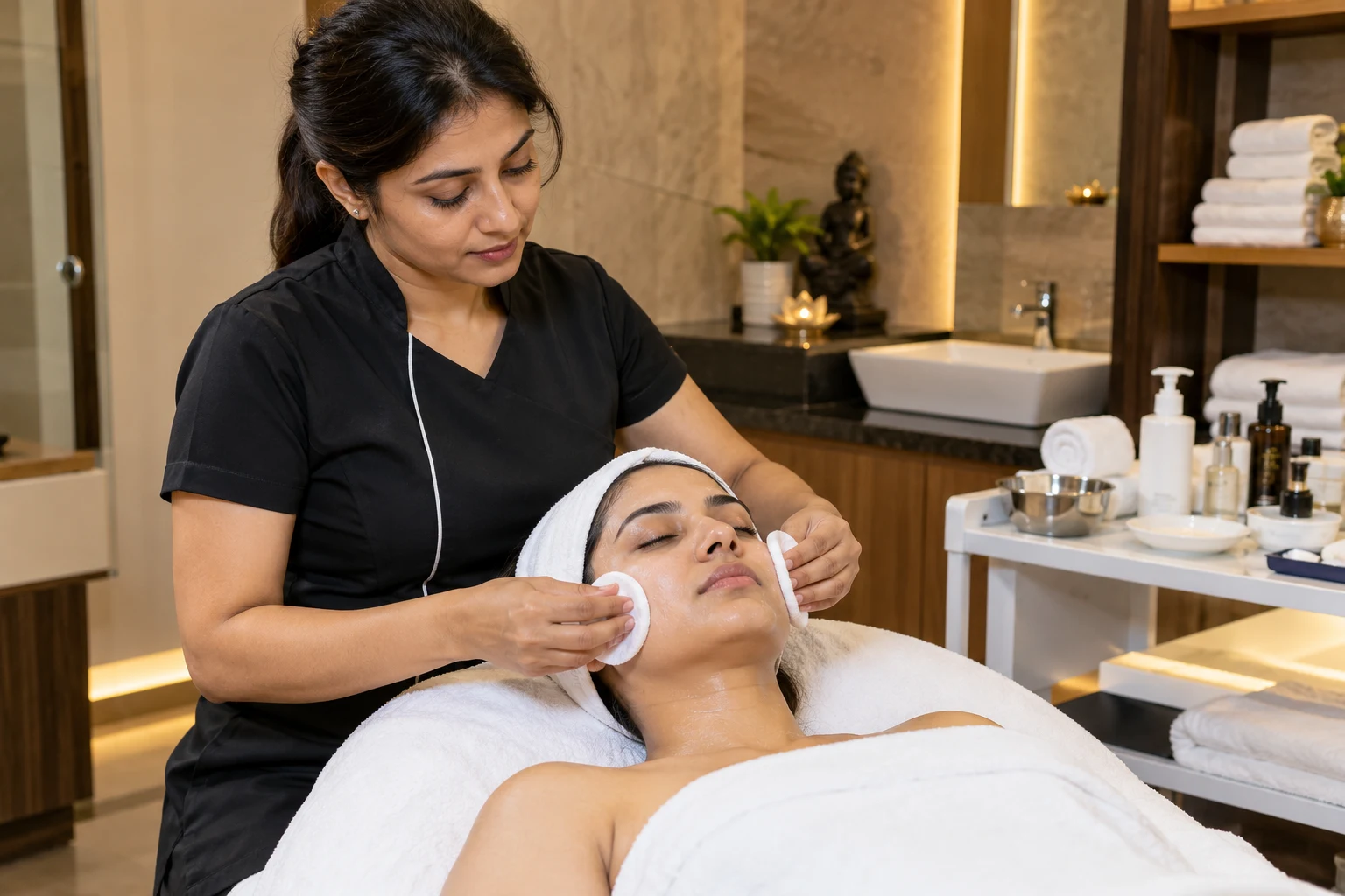 Diploma in Professional Cosmetology — AI-generated training illustration