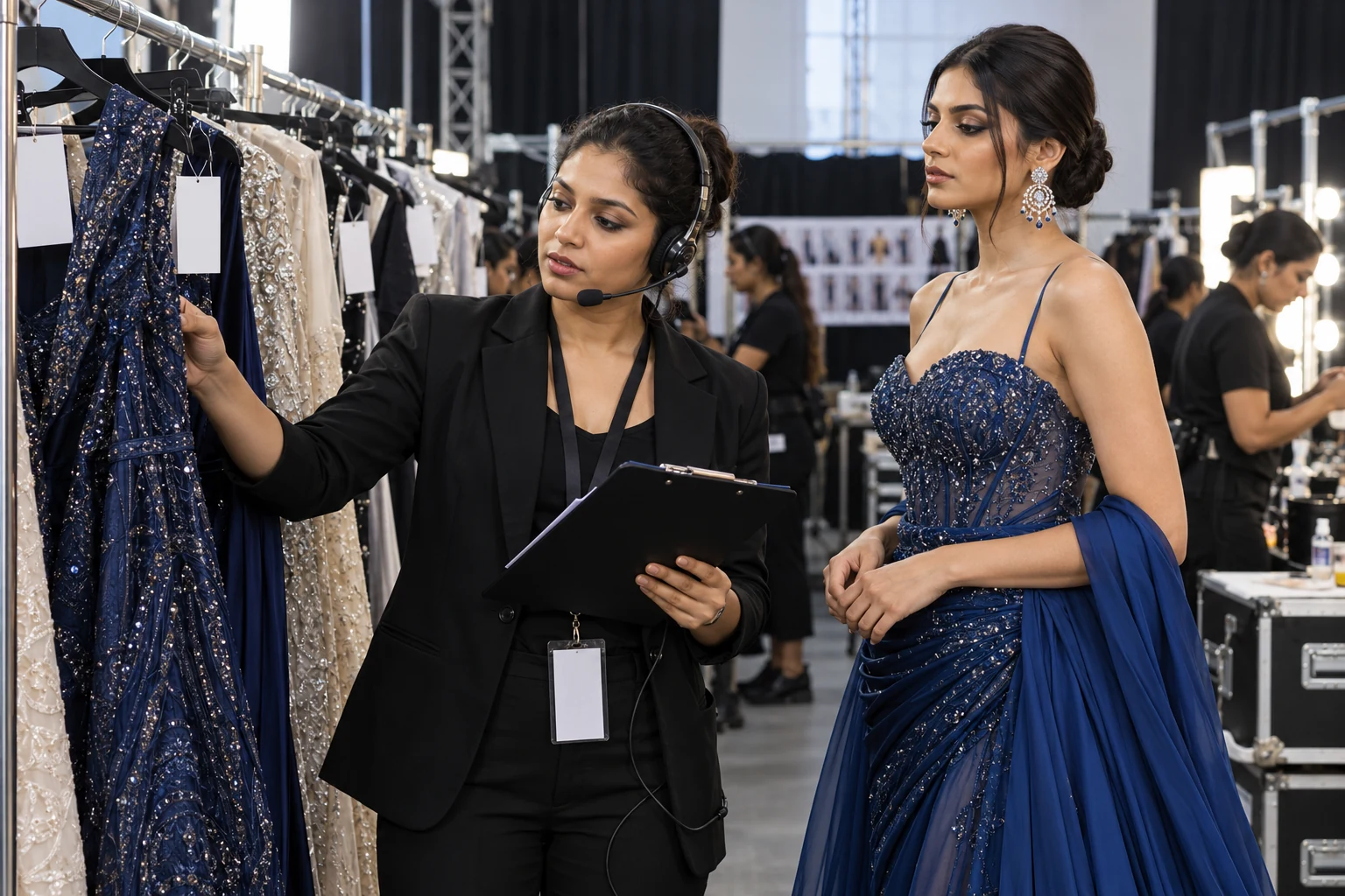 Fashion Show & Backstage Management Course — AI-generated training illustration