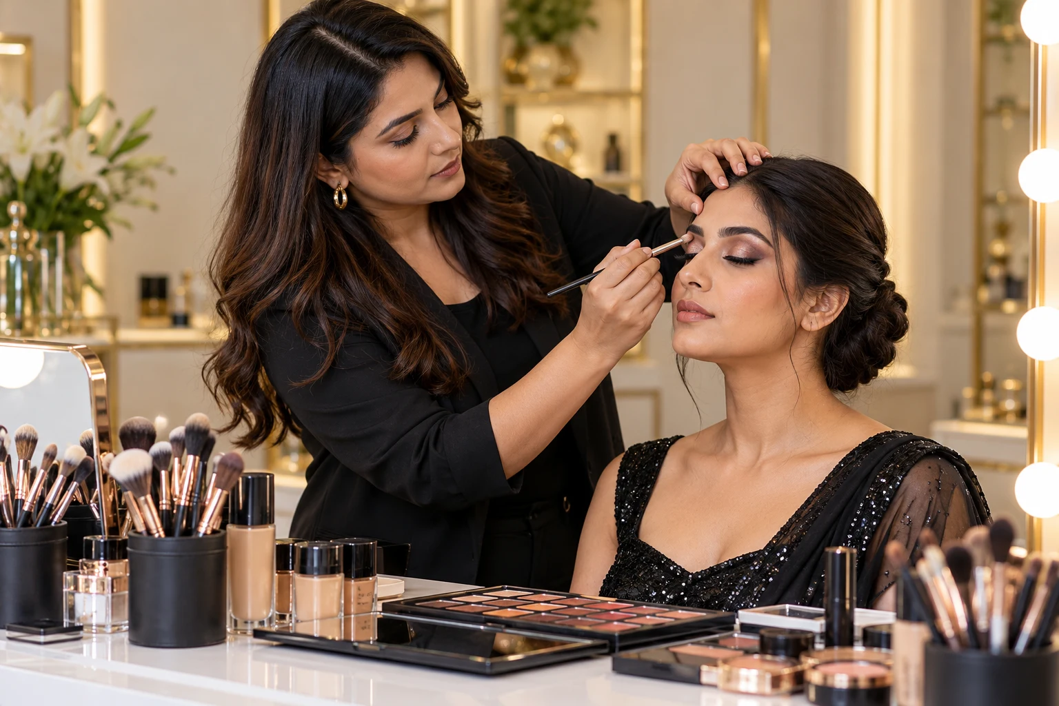 Professional Makeup Artist Course — AI illustration