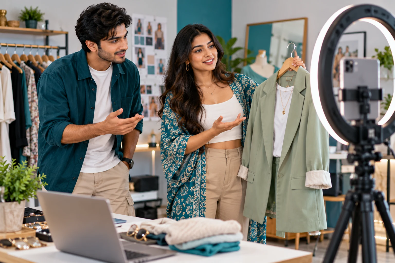 Social Media Influencer & Content Creator Course — AI-generated training illustration