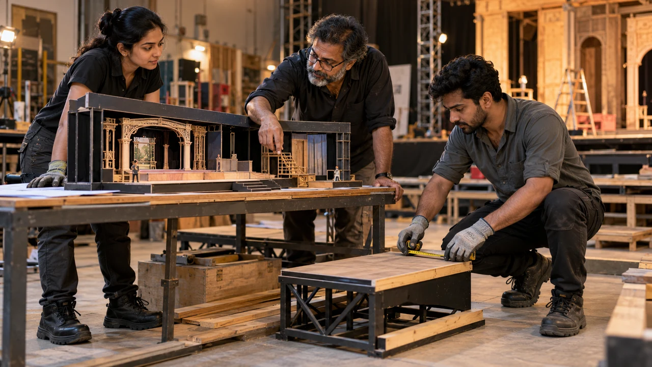Stage Design, Fabrication & Event Production Course — AI-generated training illustration